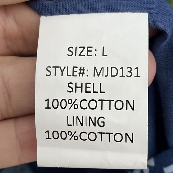 Shop The Mint Always The One Blue Hydrangea Dress Womens L Preppy Classic - Picture 8 of 10